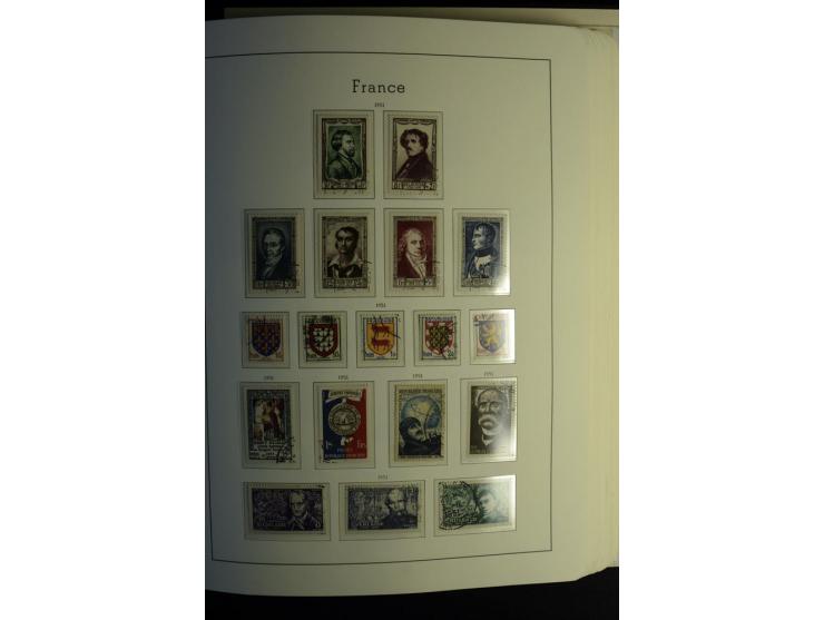 1849/2008, gestempelte, sehr reichhaltige Sammlung mit u.a. Mi.-Nr. 128-35, 239 auf Brief, Bl.1-3, Porto, Markenheftchen etc.