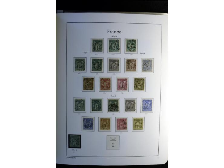 1849/2008, gestempelte, sehr reichhaltige Sammlung mit u.a. Mi.-Nr. 128-35, 239 auf Brief, Bl.1-3, Porto, Markenheftchen etc.