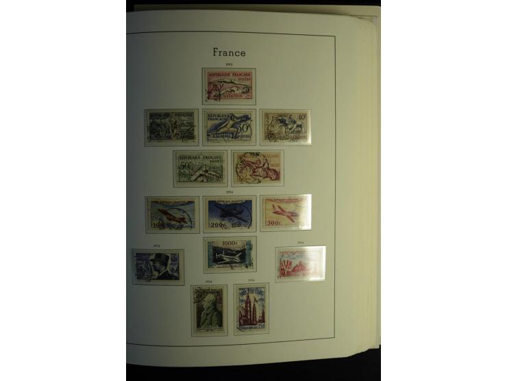 1849/2008, gestempelte, sehr reichhaltige Sammlung mit u.a. Mi.-Nr. 128-35, 239 auf Brief, Bl.1-3, Porto, Markenheftchen etc.