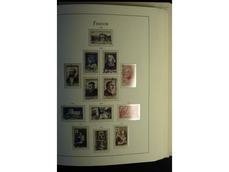 1849/2008, gestempelte, sehr reichhaltige Sammlung mit u.a. Mi.-Nr. 128-35, 239 auf Brief, Bl.1-3, Porto, Markenheftchen etc.