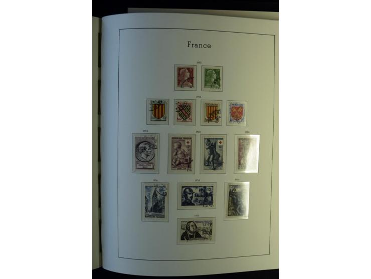 1849/2008, gestempelte, sehr reichhaltige Sammlung mit u.a. Mi.-Nr. 128-35, 239 auf Brief, Bl.1-3, Porto, Markenheftchen etc.