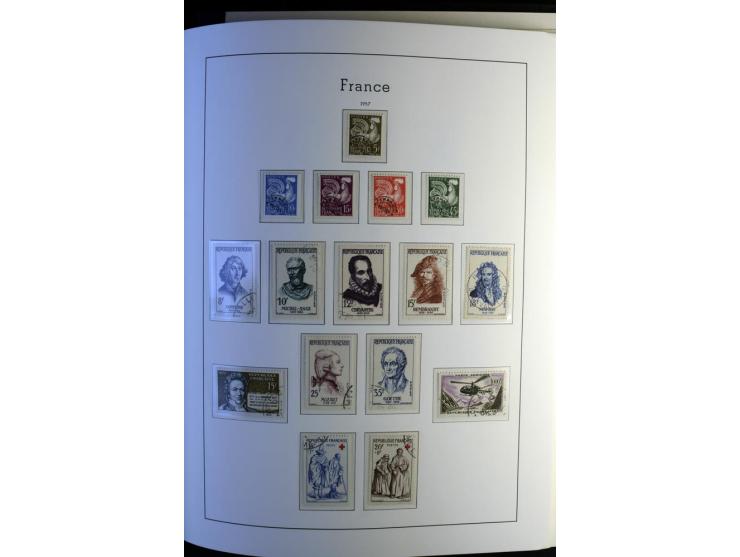 1849/2008, gestempelte, sehr reichhaltige Sammlung mit u.a. Mi.-Nr. 128-35, 239 auf Brief, Bl.1-3, Porto, Markenheftchen etc.