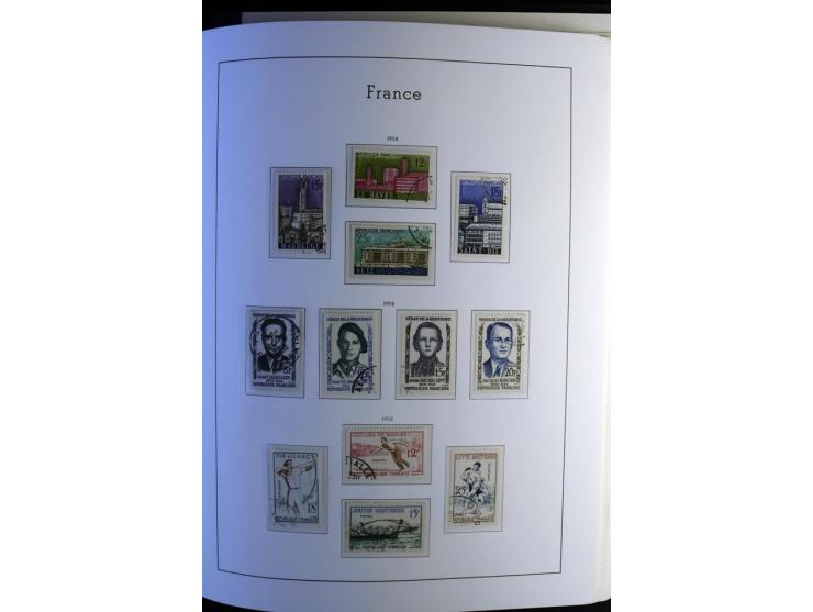 1849/2008, gestempelte, sehr reichhaltige Sammlung mit u.a. Mi.-Nr. 128-35, 239 auf Brief, Bl.1-3, Porto, Markenheftchen etc.