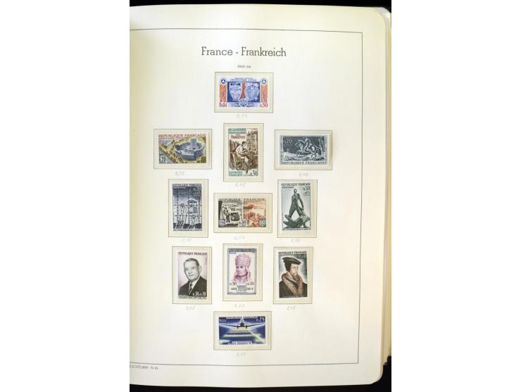 1853/2008, postfrische und ungebrauchte, sehr reichhaltige Sammlung mit u.a. Mi.-Nr. 152, 220-21, 305-11, 321, 326-27, Bl.2 (