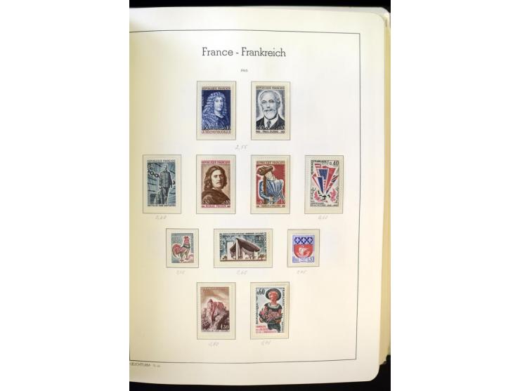 1853/2008, postfrische und ungebrauchte, sehr reichhaltige Sammlung mit u.a. Mi.-Nr. 152, 220-21, 305-11, 321, 326-27, Bl.2 (