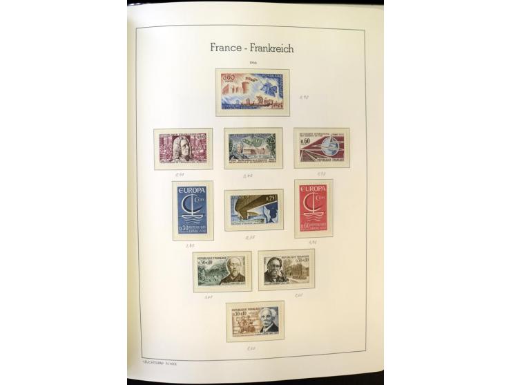 1853/2008, postfrische und ungebrauchte, sehr reichhaltige Sammlung mit u.a. Mi.-Nr. 152, 220-21, 305-11, 321, 326-27, Bl.2 (