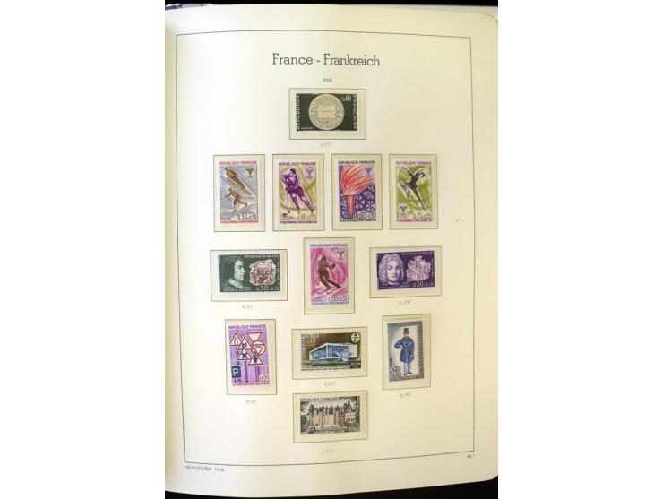 1853/2008, postfrische und ungebrauchte, sehr reichhaltige Sammlung mit u.a. Mi.-Nr. 152, 220-21, 305-11, 321, 326-27, Bl.2 (