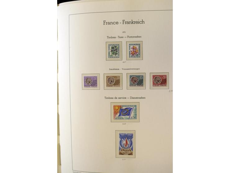 1853/2008, postfrische und ungebrauchte, sehr reichhaltige Sammlung mit u.a. Mi.-Nr. 152, 220-21, 305-11, 321, 326-27, Bl.2 (