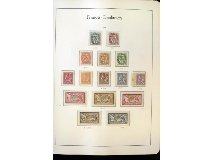 1853/2008, postfrische und ungebrauchte, sehr reichhaltige Sammlung mit u.a. Mi.-Nr. 152, 220-21, 305-11, 321, 326-27, Bl.2 (