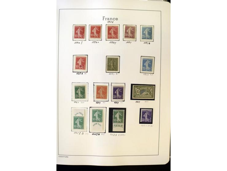 1853/2008, postfrische und ungebrauchte, sehr reichhaltige Sammlung mit u.a. Mi.-Nr. 152, 220-21, 305-11, 321, 326-27, Bl.2 (
