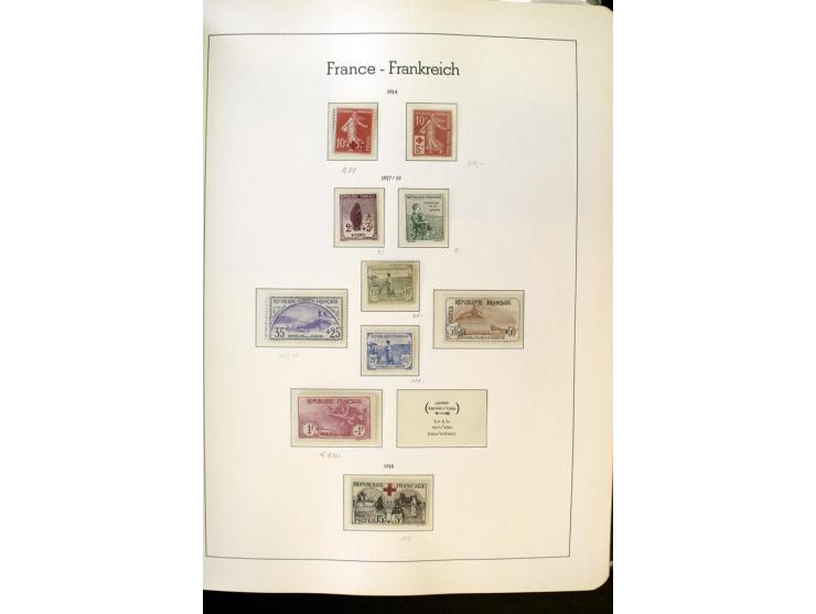 1853/2008, postfrische und ungebrauchte, sehr reichhaltige Sammlung mit u.a. Mi.-Nr. 152, 220-21, 305-11, 321, 326-27, Bl.2 (