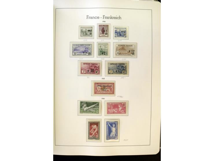 1853/2008, postfrische und ungebrauchte, sehr reichhaltige Sammlung mit u.a. Mi.-Nr. 152, 220-21, 305-11, 321, 326-27, Bl.2 (