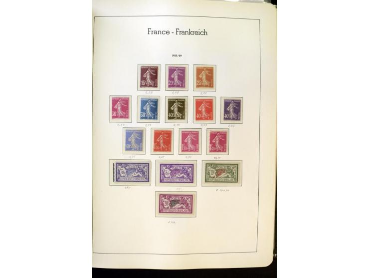 1853/2008, postfrische und ungebrauchte, sehr reichhaltige Sammlung mit u.a. Mi.-Nr. 152, 220-21, 305-11, 321, 326-27, Bl.2 (