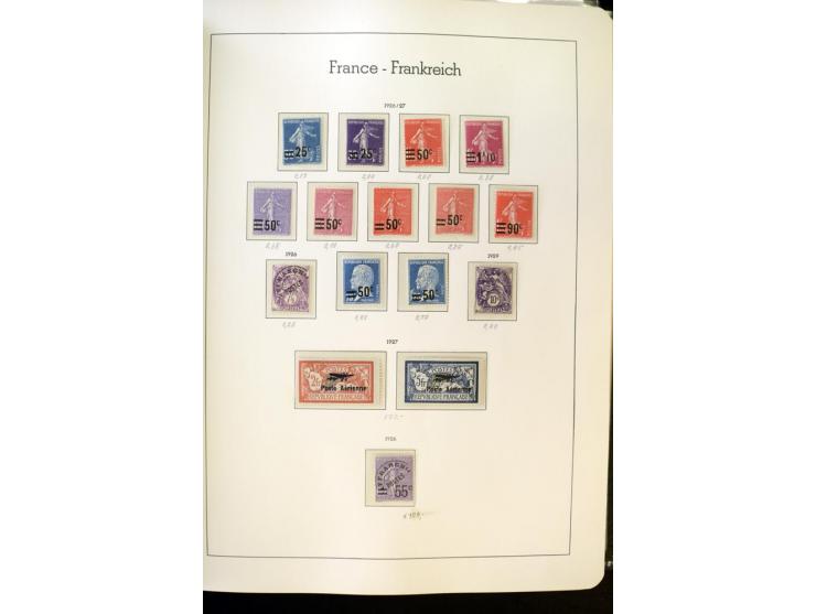 1853/2008, postfrische und ungebrauchte, sehr reichhaltige Sammlung mit u.a. Mi.-Nr. 152, 220-21, 305-11, 321, 326-27, Bl.2 (