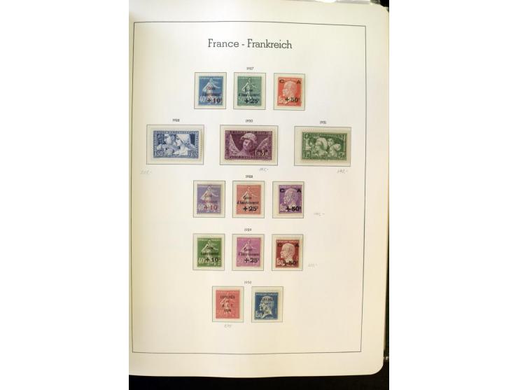 1853/2008, postfrische und ungebrauchte, sehr reichhaltige Sammlung mit u.a. Mi.-Nr. 152, 220-21, 305-11, 321, 326-27, Bl.2 (