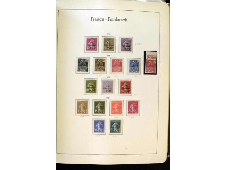 1853/2008, postfrische und ungebrauchte, sehr reichhaltige Sammlung mit u.a. Mi.-Nr. 152, 220-21, 305-11, 321, 326-27, Bl.2 (