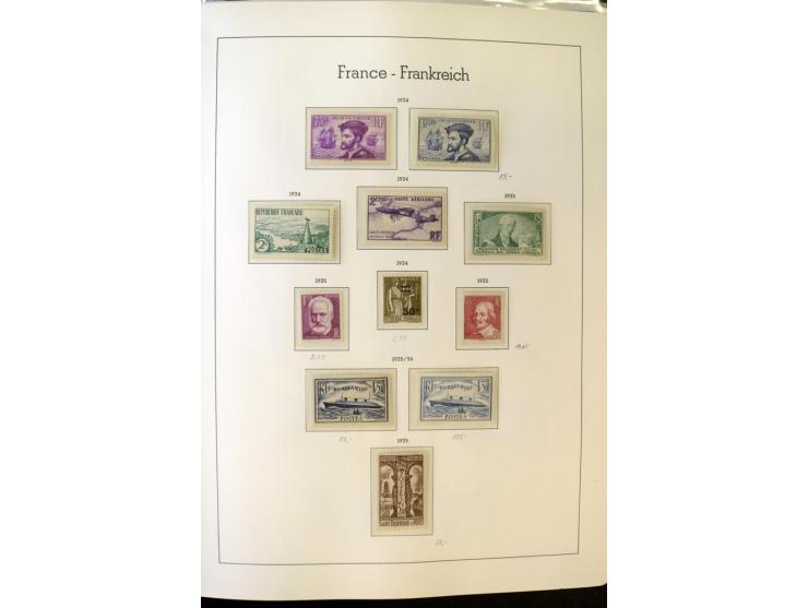 1853/2008, postfrische und ungebrauchte, sehr reichhaltige Sammlung mit u.a. Mi.-Nr. 152, 220-21, 305-11, 321, 326-27, Bl.2 (