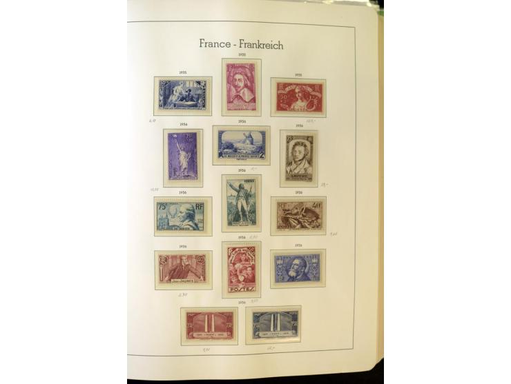 1853/2008, postfrische und ungebrauchte, sehr reichhaltige Sammlung mit u.a. Mi.-Nr. 152, 220-21, 305-11, 321, 326-27, Bl.2 (