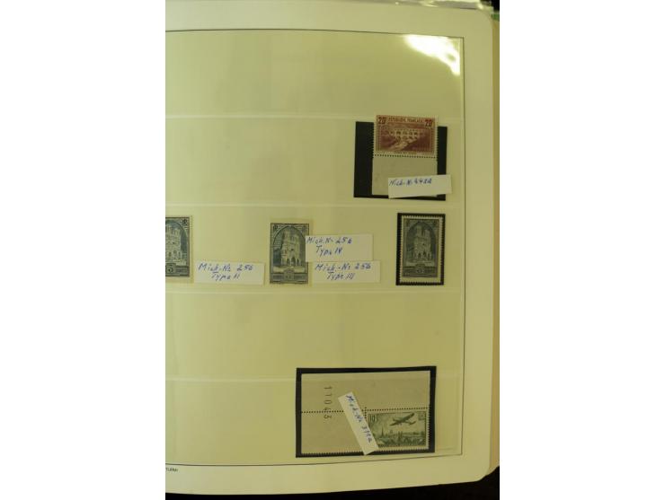 1853/2008, postfrische und ungebrauchte, sehr reichhaltige Sammlung mit u.a. Mi.-Nr. 152, 220-21, 305-11, 321, 326-27, Bl.2 (
