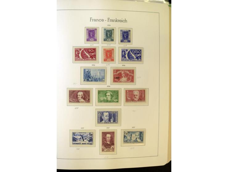 1853/2008, postfrische und ungebrauchte, sehr reichhaltige Sammlung mit u.a. Mi.-Nr. 152, 220-21, 305-11, 321, 326-27, Bl.2 (