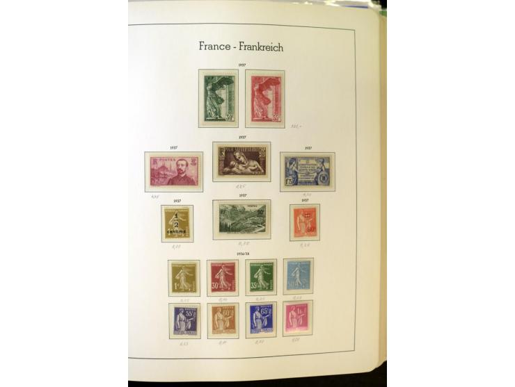 1853/2008, postfrische und ungebrauchte, sehr reichhaltige Sammlung mit u.a. Mi.-Nr. 152, 220-21, 305-11, 321, 326-27, Bl.2 (