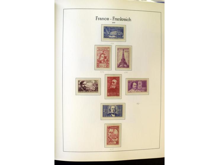 1853/2008, postfrische und ungebrauchte, sehr reichhaltige Sammlung mit u.a. Mi.-Nr. 152, 220-21, 305-11, 321, 326-27, Bl.2 (