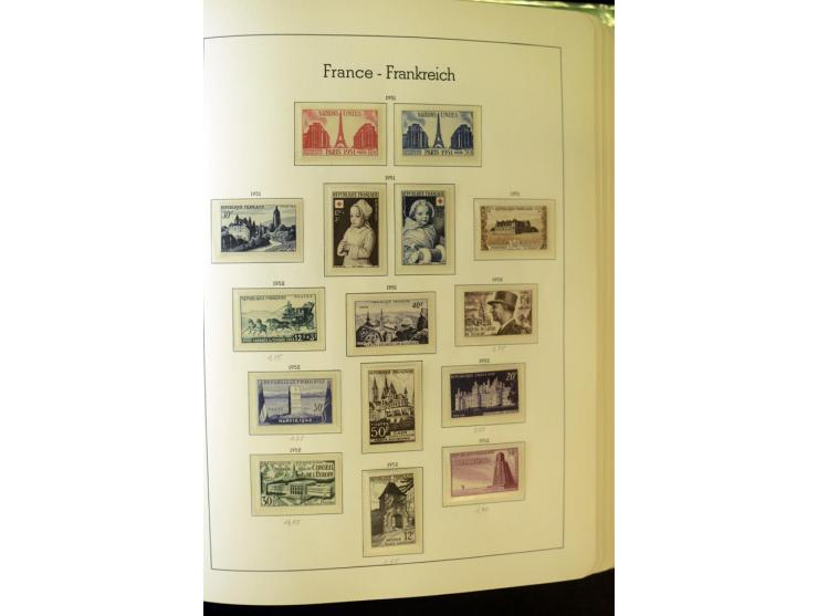 1853/2008, postfrische und ungebrauchte, sehr reichhaltige Sammlung mit u.a. Mi.-Nr. 152, 220-21, 305-11, 321, 326-27, Bl.2 (