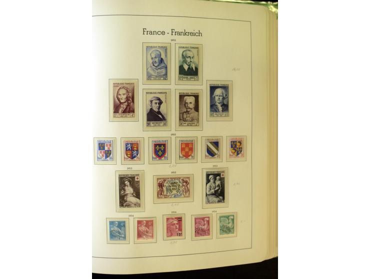 1853/2008, postfrische und ungebrauchte, sehr reichhaltige Sammlung mit u.a. Mi.-Nr. 152, 220-21, 305-11, 321, 326-27, Bl.2 (