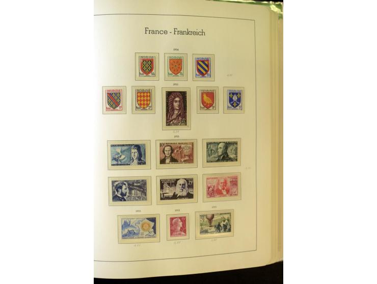 1853/2008, postfrische und ungebrauchte, sehr reichhaltige Sammlung mit u.a. Mi.-Nr. 152, 220-21, 305-11, 321, 326-27, Bl.2 (