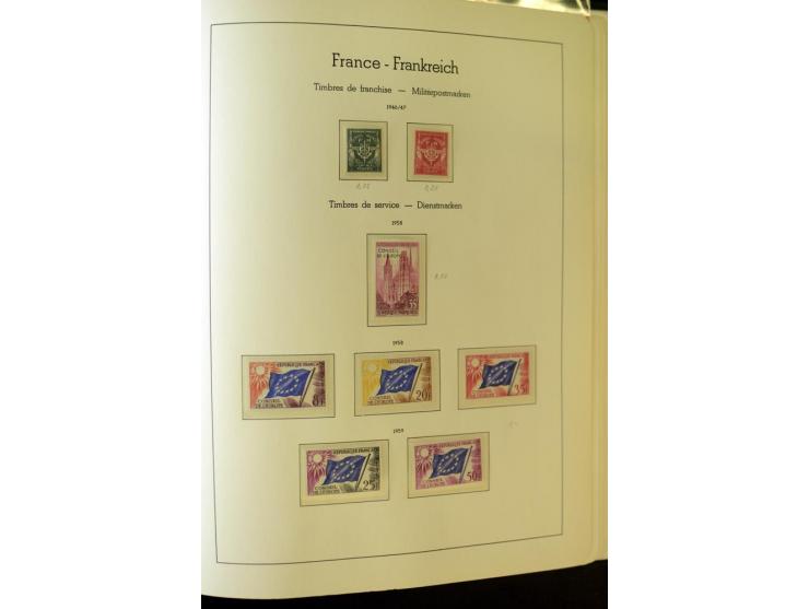 1853/2008, postfrische und ungebrauchte, sehr reichhaltige Sammlung mit u.a. Mi.-Nr. 152, 220-21, 305-11, 321, 326-27, Bl.2 (