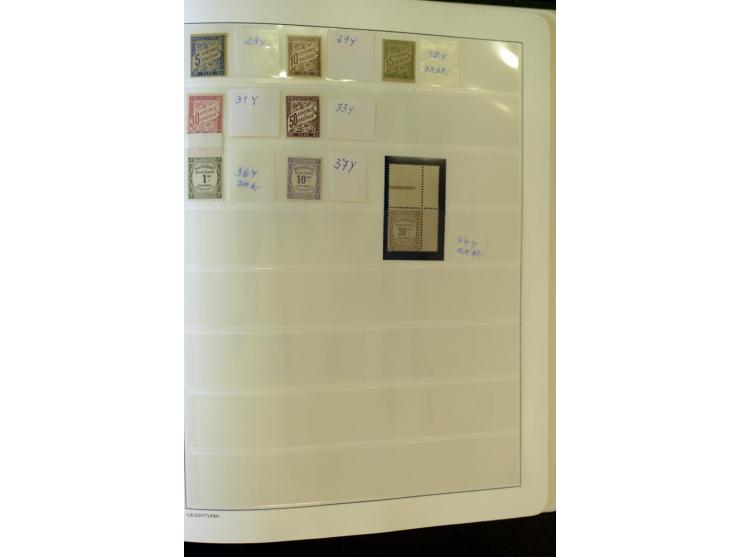 1853/2008, postfrische und ungebrauchte, sehr reichhaltige Sammlung mit u.a. Mi.-Nr. 152, 220-21, 305-11, 321, 326-27, Bl.2 (