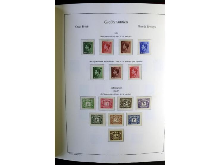1936/2001, postfrische Sammlung in den Hauptnummern kpl. bis überkpl., zusätzlich verschiedene WZ-Lagen, Naphthadag und Phosp