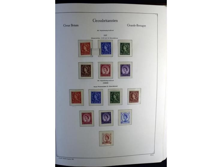 1936/2001, postfrische Sammlung in den Hauptnummern kpl. bis überkpl., zusätzlich verschiedene WZ-Lagen, Naphthadag und Phosp
