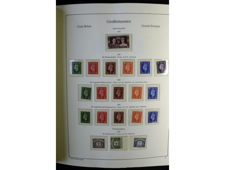 1936/2001, postfrische Sammlung in den Hauptnummern kpl. bis überkpl., zusätzlich verschiedene WZ-Lagen, Naphthadag und Phosp