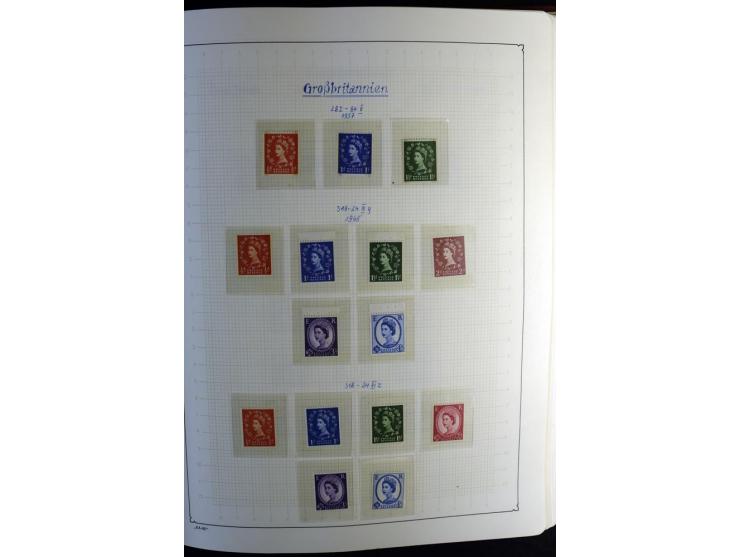 1936/2001, postfrische Sammlung in den Hauptnummern kpl. bis überkpl., zusätzlich verschiedene WZ-Lagen, Naphthadag und Phosp