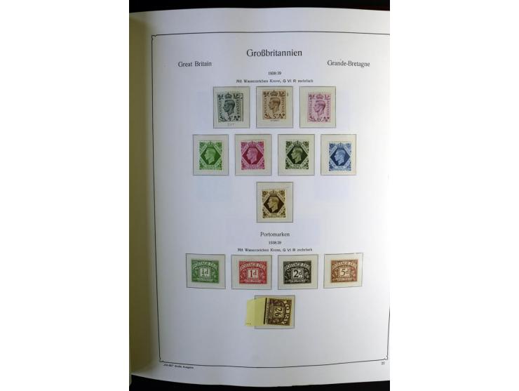 1936/2001, postfrische Sammlung in den Hauptnummern kpl. bis überkpl., zusätzlich verschiedene WZ-Lagen, Naphthadag und Phosp