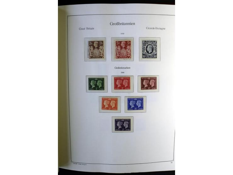 1936/2001, postfrische Sammlung in den Hauptnummern kpl. bis überkpl., zusätzlich verschiedene WZ-Lagen, Naphthadag und Phosp