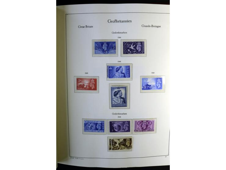 1936/2001, postfrische Sammlung in den Hauptnummern kpl. bis überkpl., zusätzlich verschiedene WZ-Lagen, Naphthadag und Phosp