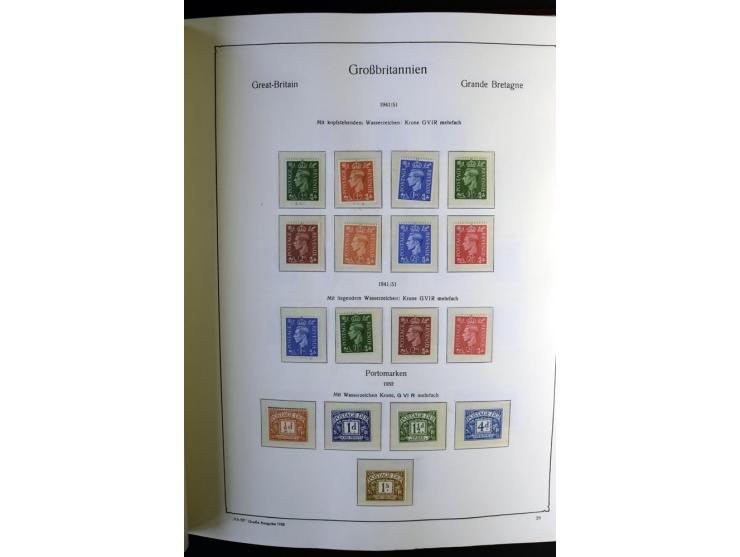 1936/2001, postfrische Sammlung in den Hauptnummern kpl. bis überkpl., zusätzlich verschiedene WZ-Lagen, Naphthadag und Phosp
