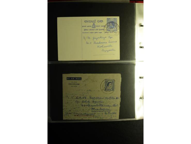 1855/1955 (ca.), interessanter Bestand von überschlägig 8-900 Briefen und Karten, dabei viel interessantes Material, Ganzsach