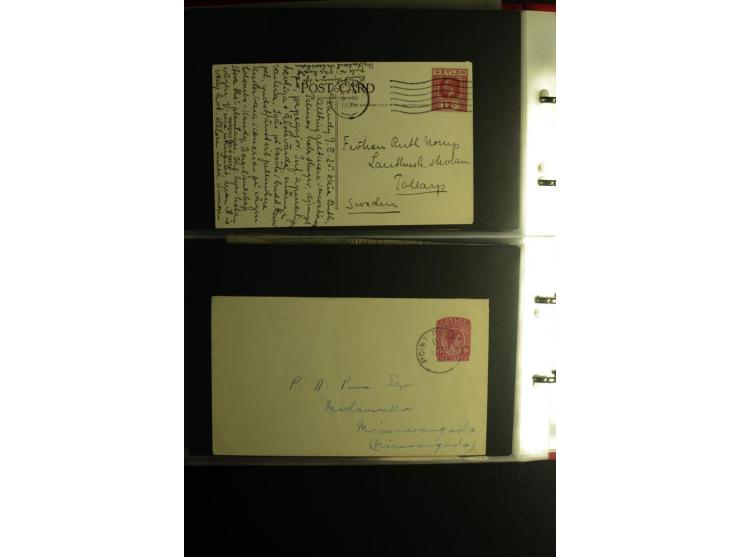 1855/1955 (ca.), interessanter Bestand von überschlägig 8-900 Briefen und Karten, dabei viel interessantes Material, Ganzsach