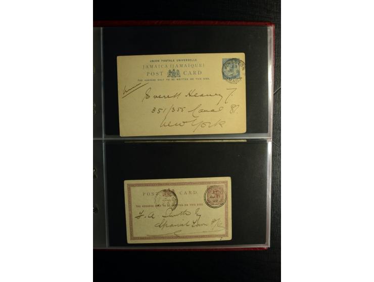1855/1955 (ca.), interessanter Bestand von überschlägig 8-900 Briefen und Karten, dabei viel interessantes Material, Ganzsach
