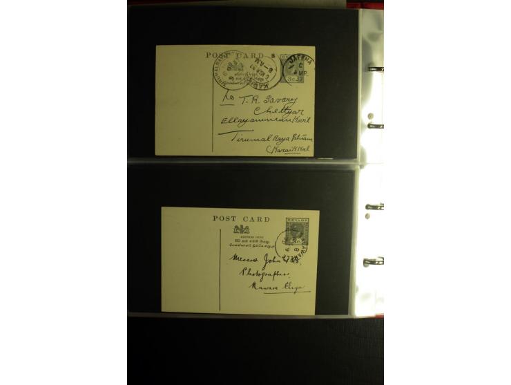 1855/1955 (ca.), interessanter Bestand von überschlägig 8-900 Briefen und Karten, dabei viel interessantes Material, Ganzsach
