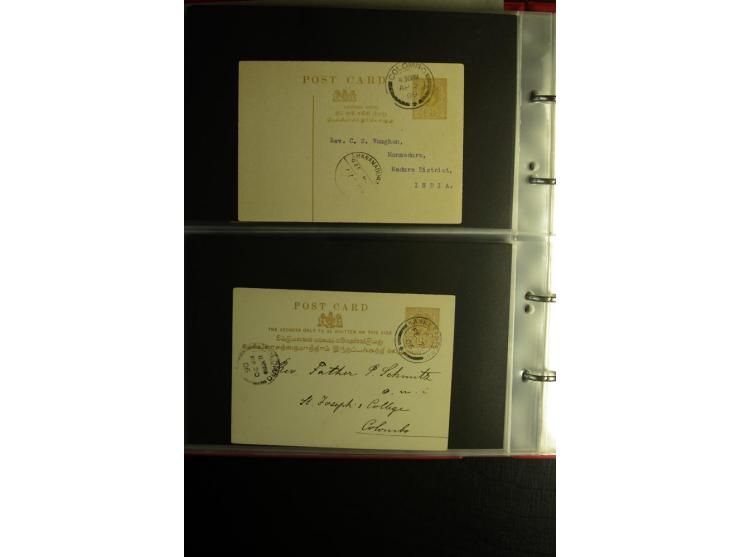 1855/1955 (ca.), interessanter Bestand von überschlägig 8-900 Briefen und Karten, dabei viel interessantes Material, Ganzsach