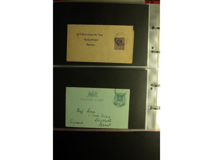 1855/1955 (ca.), interessanter Bestand von überschlägig 8-900 Briefen und Karten, dabei viel interessantes Material, Ganzsach