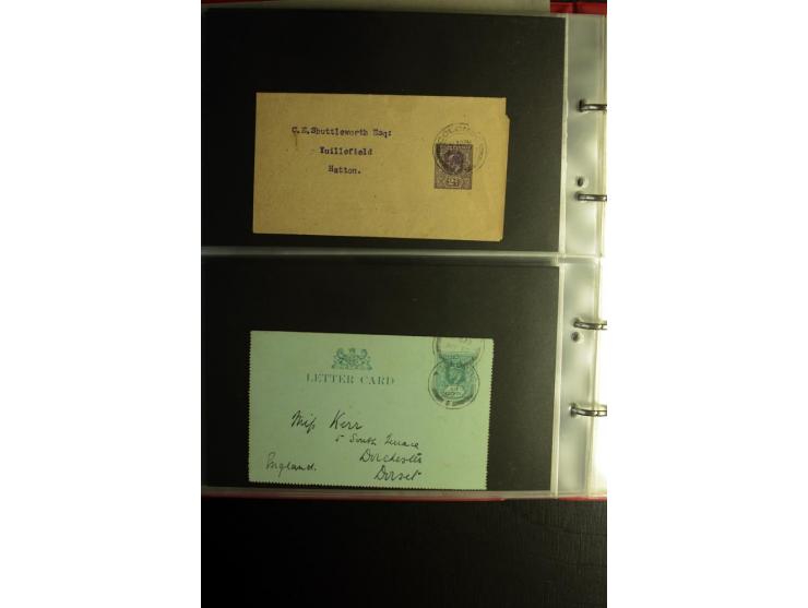 1855/1955 (ca.), interessanter Bestand von überschlägig 8-900 Briefen und Karten, dabei viel interessantes Material, Ganzsach