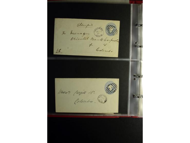 1855/1955 (ca.), interessanter Bestand von überschlägig 8-900 Briefen und Karten, dabei viel interessantes Material, Ganzsach