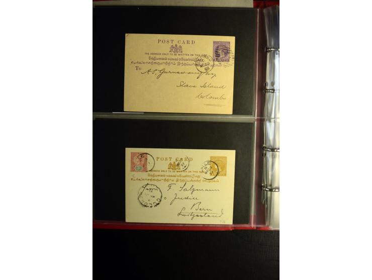 1855/1955 (ca.), interessanter Bestand von überschlägig 8-900 Briefen und Karten, dabei viel interessantes Material, Ganzsach