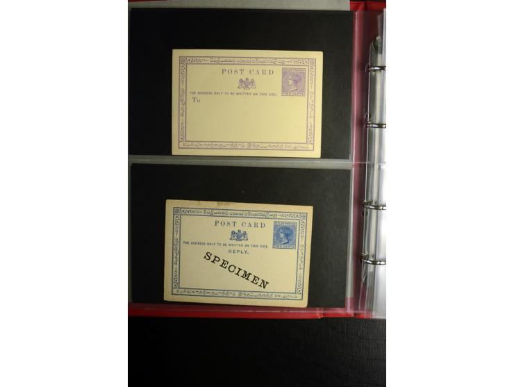 1855/1955 (ca.), interessanter Bestand von überschlägig 8-900 Briefen und Karten, dabei viel interessantes Material, Ganzsach