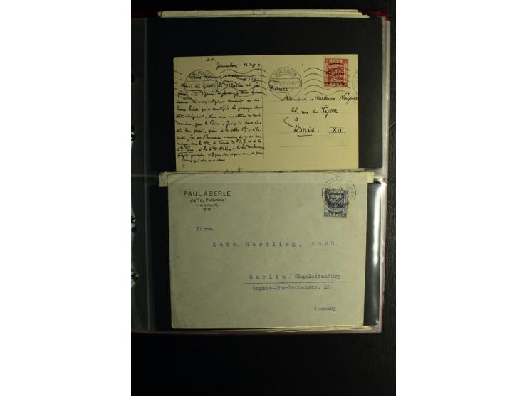 1855/1955 (ca.), interessanter Bestand von überschlägig 8-900 Briefen und Karten, dabei viel interessantes Material, Ganzsach